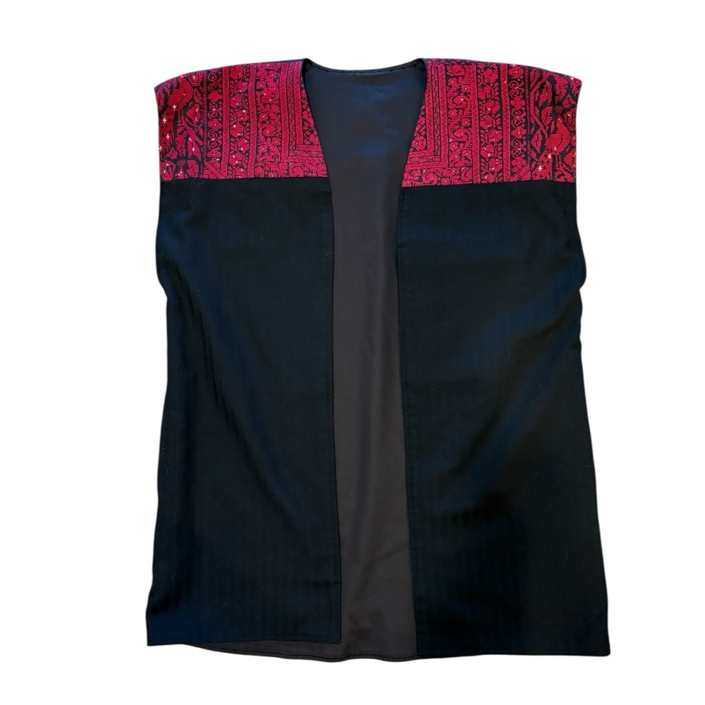 Safekeeper Rare Vintage Vest Black Open-Front Vest